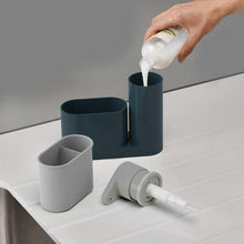 Load image into Gallery viewer, Multi-function Liquid Soap Dispenser Sink Soap Dispenser and Toothbrush Organizer
