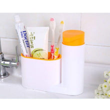 Load image into Gallery viewer, Multi-function Liquid Soap Dispenser Sink Soap Dispenser and Toothbrush Organizer