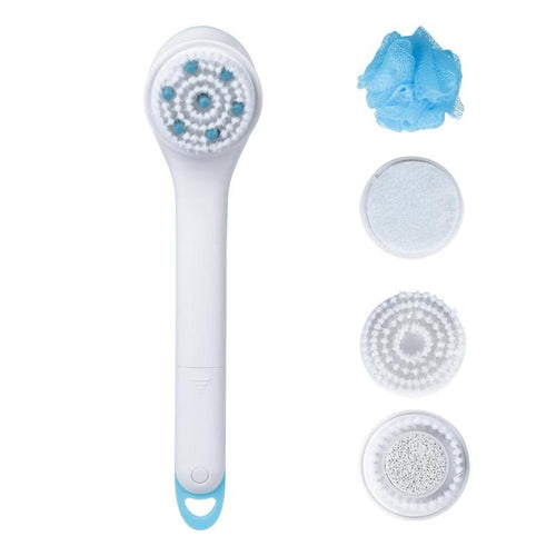 5in1 Handheld Spin SPA Massage Electric Shower Brush Cleaning Bath Brush