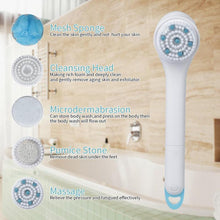 Load image into Gallery viewer, 5in1 Handheld Spin SPA Massage Electric Shower Brush Cleaning Bath Brush