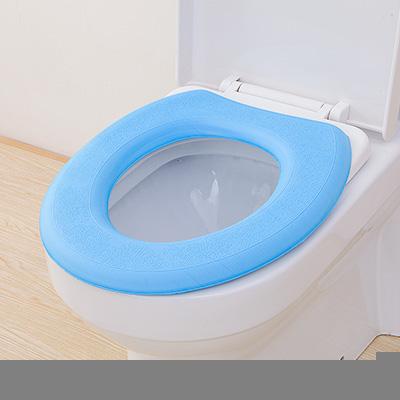 Bathroom O type EVA waterproof soft toilet pad thickening toilet seat warming cover 41*38cm