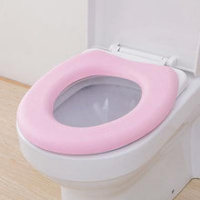 Load image into Gallery viewer, Bathroom O type EVA waterproof soft toilet pad thickening toilet seat warming cover 41*38cm