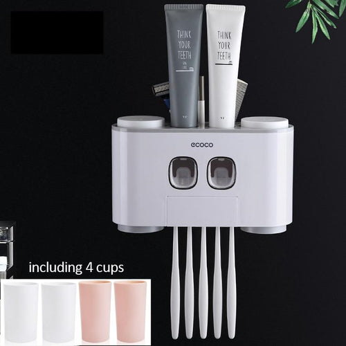 Toothbrush Holder Toothpaste Dispenser Toothpaste